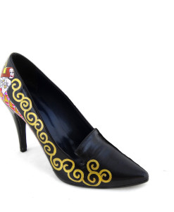 Scarpe décolletés dipinte a mano - L'albero della vita di Klimt