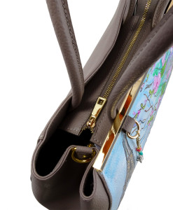 Borsa dipinta a mano – Parigi in Fiore