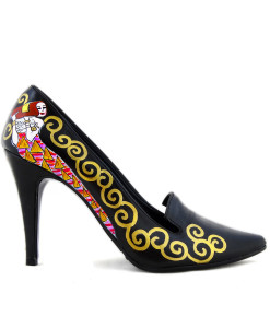 Scarpe décolletés dipinte a mano - L'albero della vita di Klimt