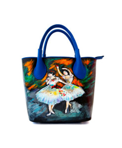 Borsa dipinta a mano – Le ballerine di Degas