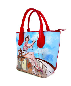 Borsa dipinta a mano – Sailor girl