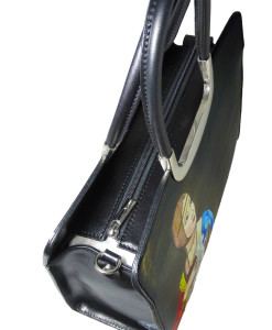 Borsa dipinta a mano – Dama con l’ermellino