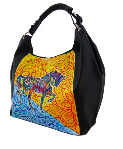 Borsa dipinta a mano – Horse