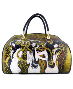 Borsa dipinta a mano – Le forze ostili di Klimt