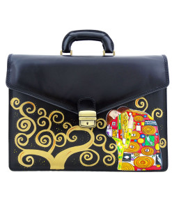 Hand-painted bag - The embrace by Klimt