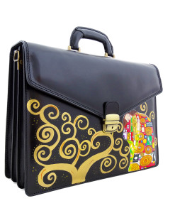 Hand-painted bag - The embrace by Klimt