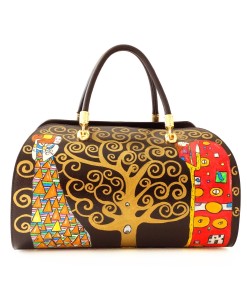 Borsa dipinta a mano – L’albero della vita di Klimt