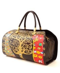 Borsa dipinta a mano – L’albero della vita di Klimt