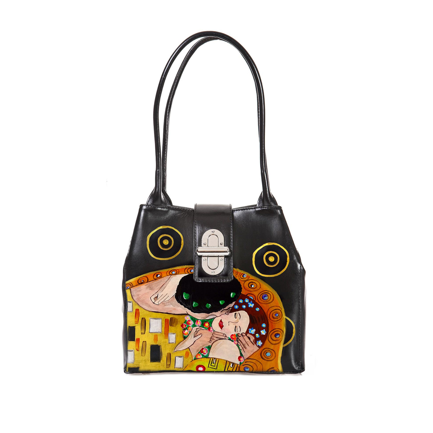 Handpainted bag - The Kiss by Klimt