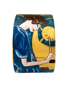 Bracciale dipinto a mano – La musica di Klimt