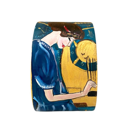 Bracciale dipinto a mano – La musica di Klimt
