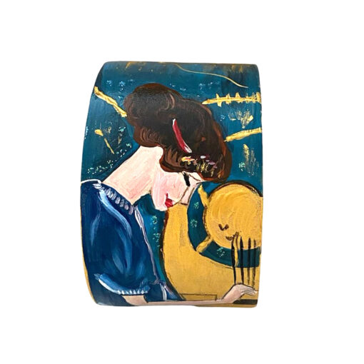 Bracciale dipinto a mano – La musica di Klimt