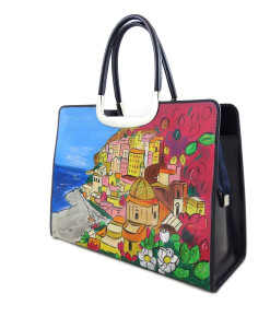 Borsa dipinta a mano – Positano