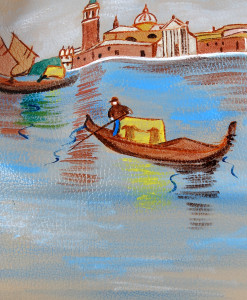 Borsa dipinta a mano – Venice