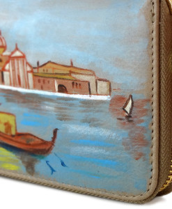 Portafoglio dipinto a mano – Venice