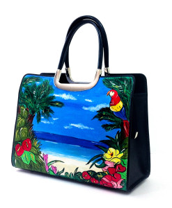 Borsa dipinta a mano – Tropicana