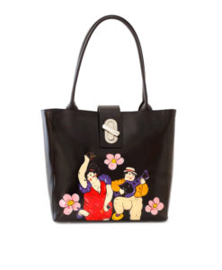 Hand painted bag - Tribute to the musicians by Botero