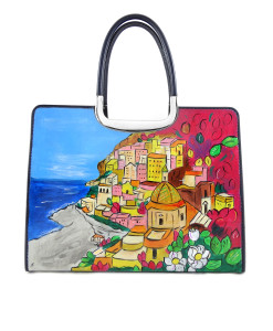 Borsa dipinta a mano – Positano