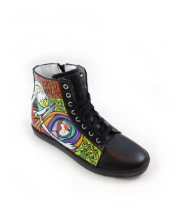 Sneakers dipinte a mano – Ragazza allo specchio di Picasso