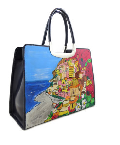 Borsa dipinta a mano – Positano