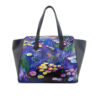 Borsa dipinta a mano - Ninfee al mattino di Monet