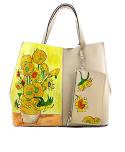 Handpainted bag - Sunflowers by Van Gogh
