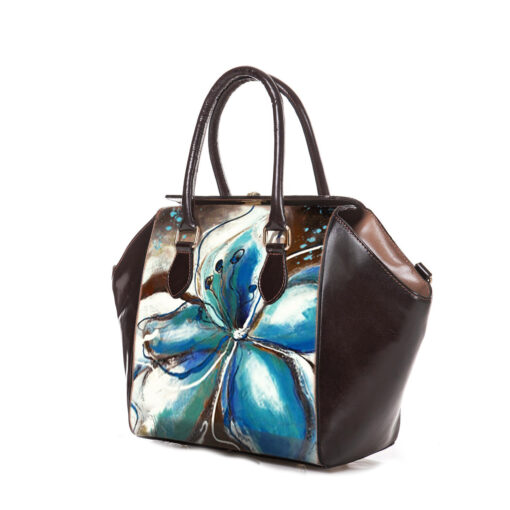 Borsa dipinta a mano - Maxi floral