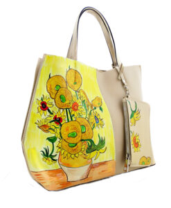 Handpainted bag - Sunflowers by Van Gogh