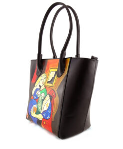 Borsa dipinta a mano - Donna che legge di Picasso