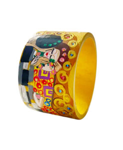 Bracciale dipinto a mano – Il bacio di Klimt