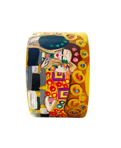 Bracciale dipinto a mano – Il bacio di Klimt
