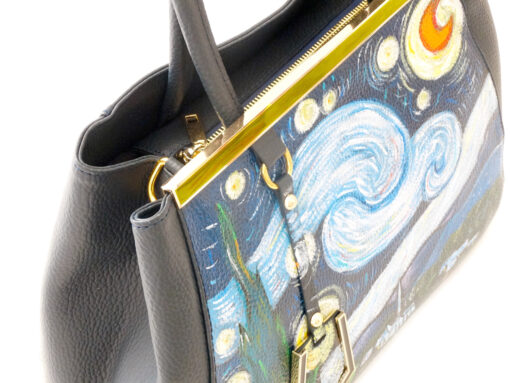Handpainted bag - The Starry Night by Van Gogh