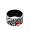 Hand-painted bracelet - Music is my world