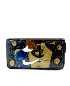 Portafoglio dipinto a mano – La musica di Klimt