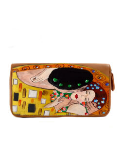 Handpainted Wallet - The Kiss by Klimt