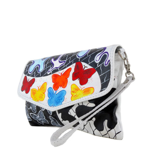 Borsa dipinta a mano - Butterfly