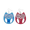 Hand-painted earrings - Owl