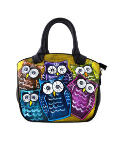 Hand-painted bag - Owl
