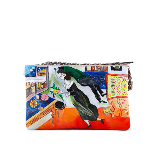 Borsa dipinta a mano - Il compleanno di Chagall