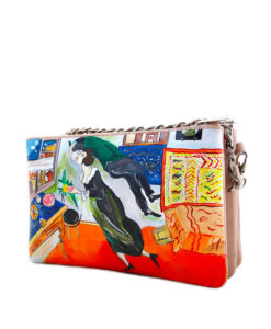 Borsa dipinta a mano - Il compleanno di Chagall