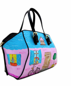 Borsa dipinta a mano - Home sweet home bon ton