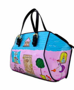 Borsa dipinta a mano - Home sweet home bon ton