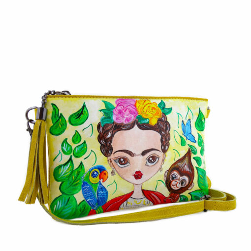 Borsa dipinta a mano - W la vida... W Frida