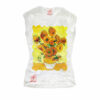 Hand-painted T-shirts - Sunflowers by Van Gogh