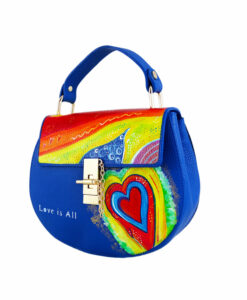Hand-painted bag - Love is all