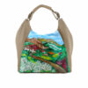 Borsa dipinta a mano – Paesaggio in fiore