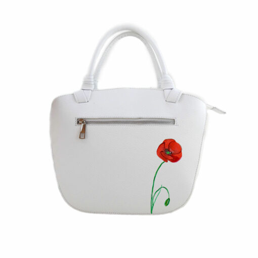 Borsa dipinta a mano - Papaveri