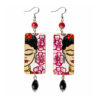 Orecchini dipinti a mano – I Love her, Frida Kahlo