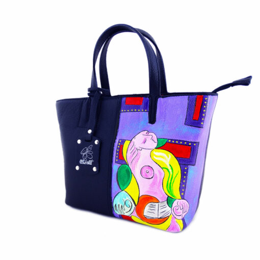 Hand painted bag - Reading Marie Therese by Picasso