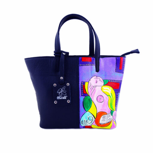 Hand painted bag - Reading Marie Therese by Picasso